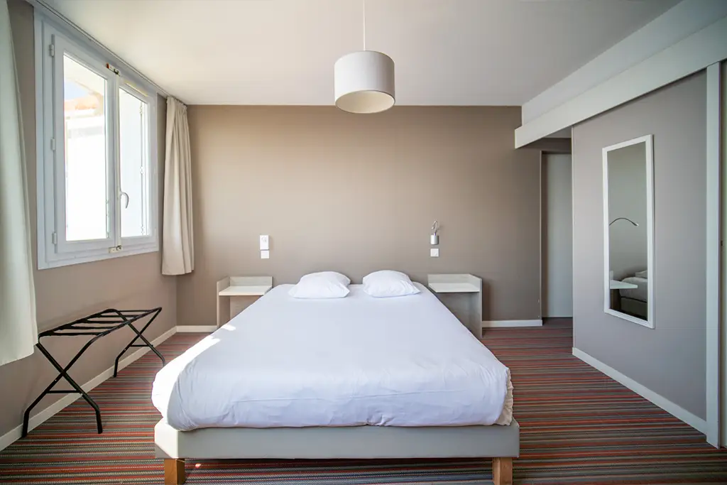 chambre vue mer double à Les Sables d'Olonne hôtel La Villa Saint Jean