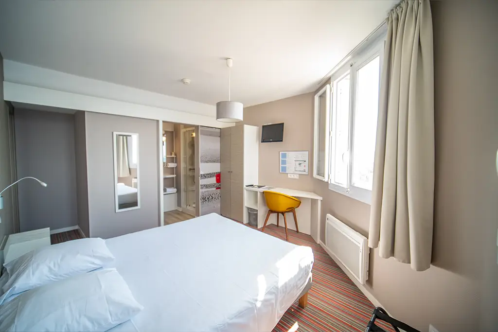 chambre vue mer double à Les Sables d'Olonne hôtel La Villa Saint Jean