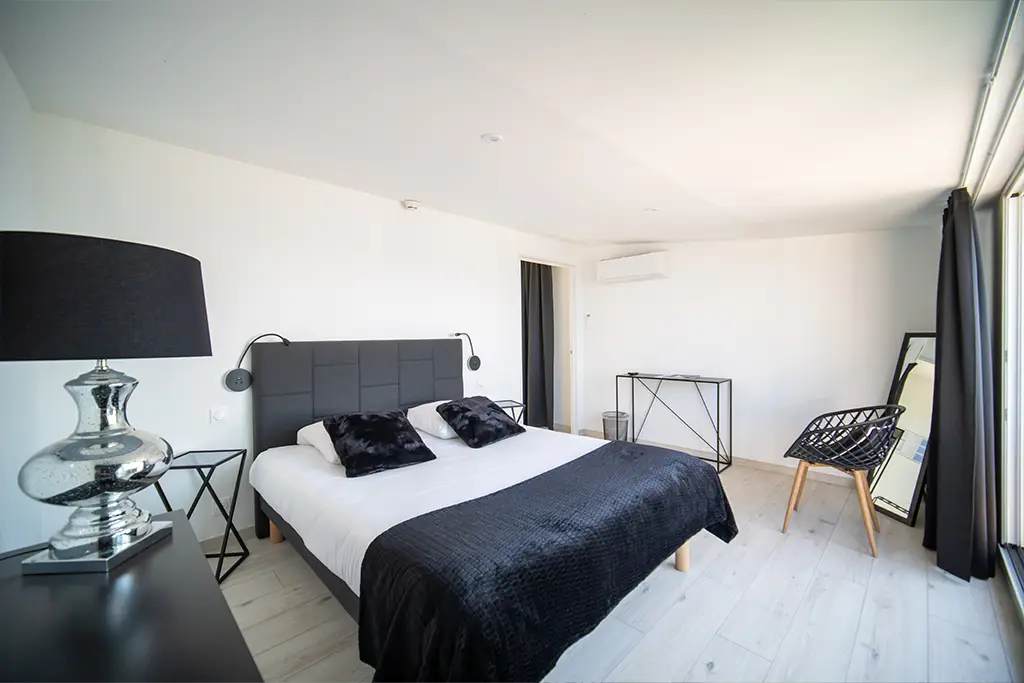 chambre vue mer luxe à Les Sables d'Olonne hôtel La Villa Saint Jean