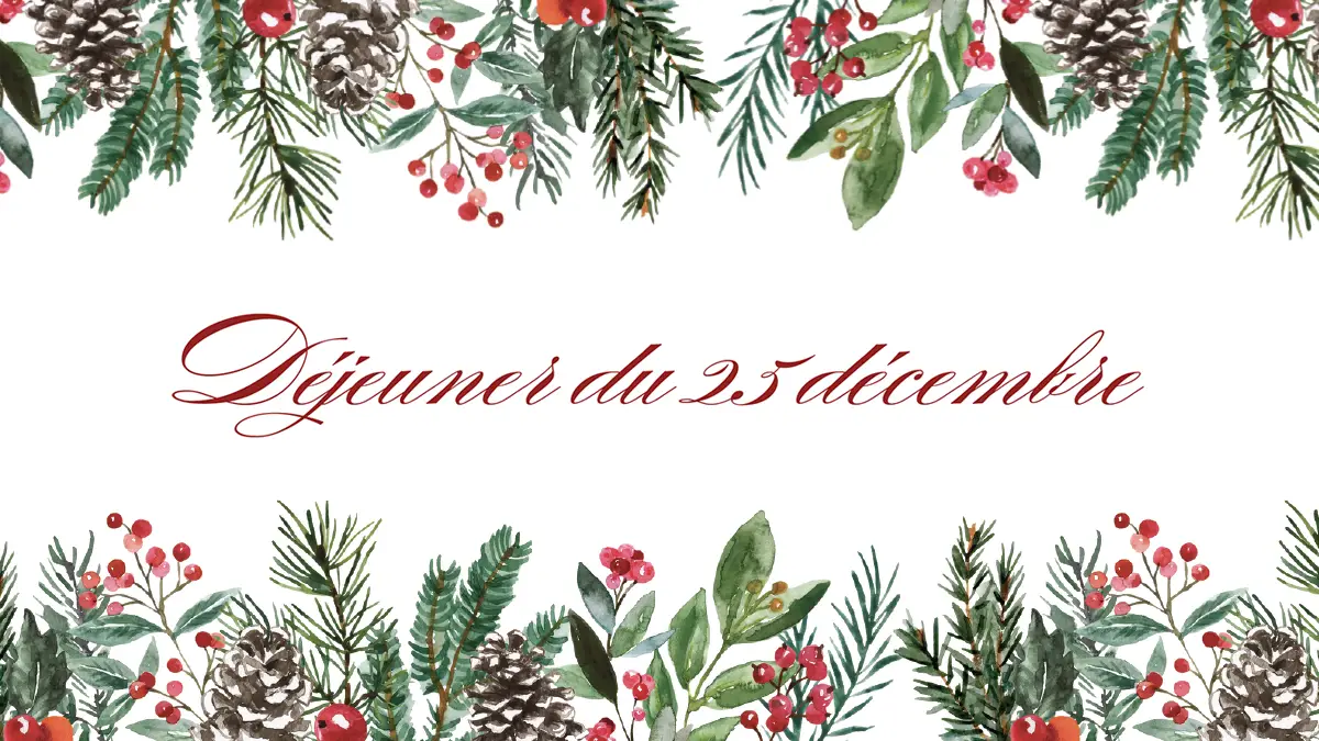 menu de Noël 2025 à la Villa Saint Jean menu de Noël 2025 à la Villa Saint Jean